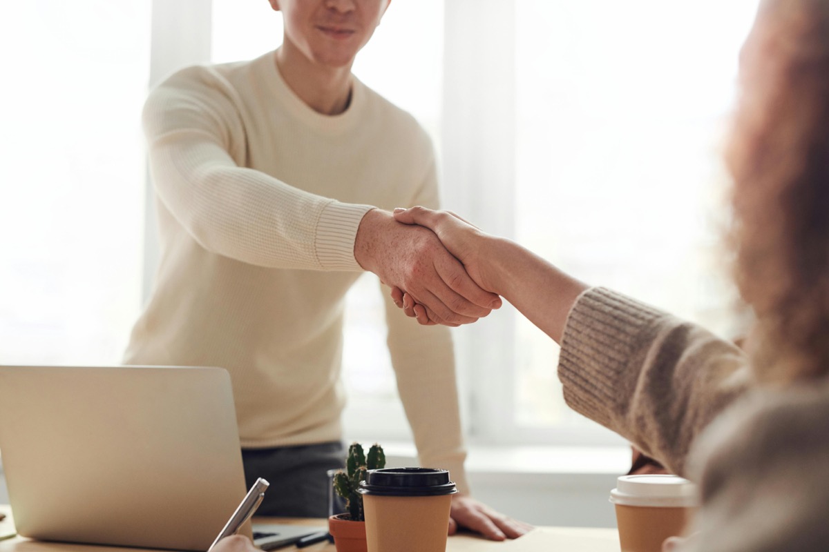Patient and provider connecting during a mental health consultation